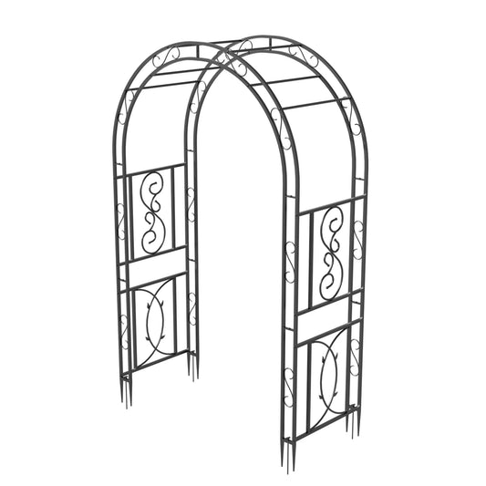 Heavy Duty Metal Garden Arbor Frame Trellis for Climbing Plants