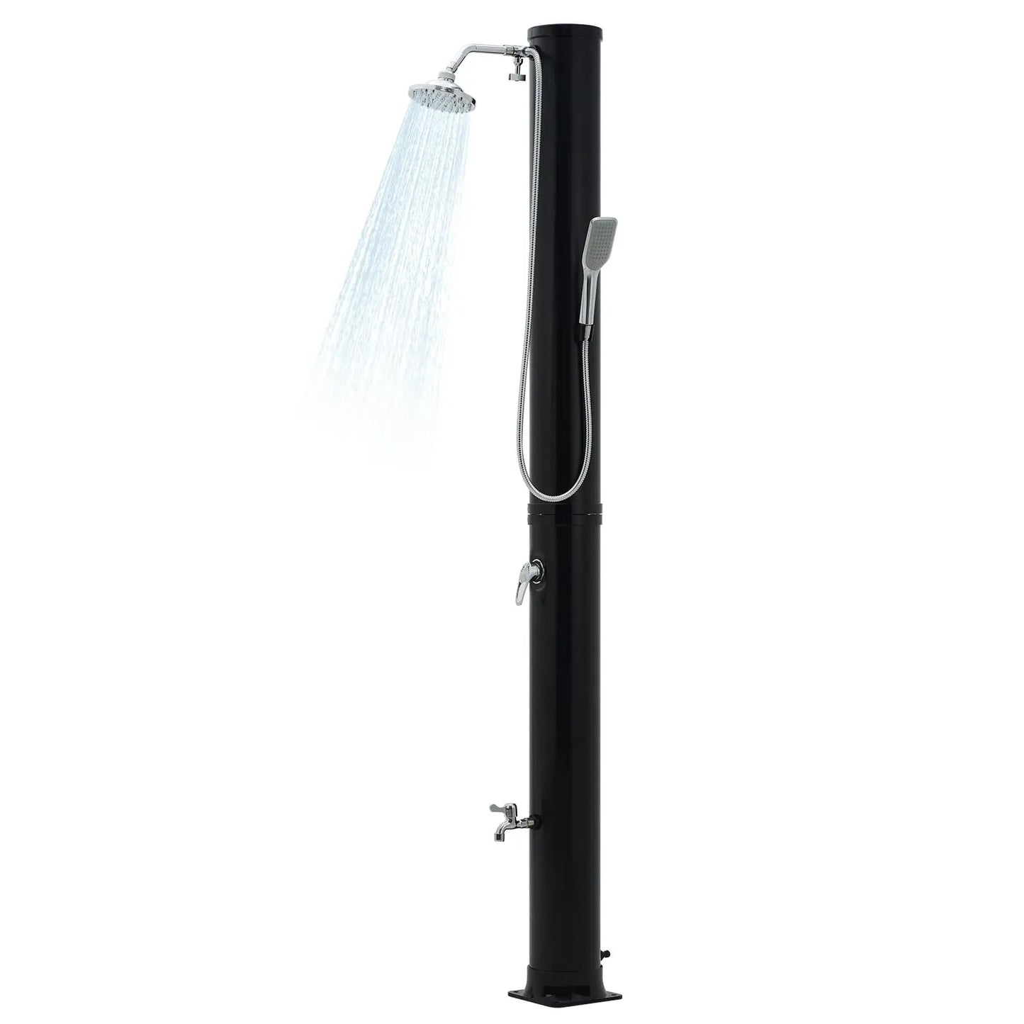 HiMISS Solar Heated Freestanding Outdoor Pool Shower Kit