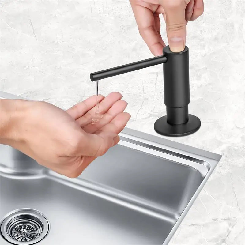 Samodra Brass Pump Liquid Soap Dispenser With PE Bottle