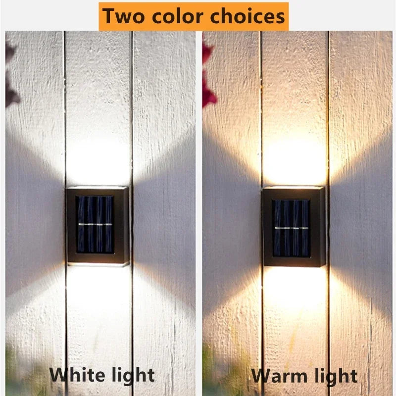 AlliLit Wall Solar Light Waterproof Garden LED Outdoor Lamp