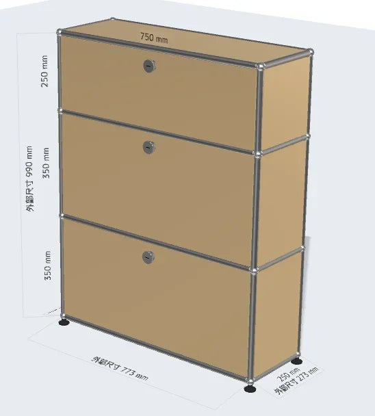 Bigcityfur Modern Metal Corner TV Stand Storage Cabinet