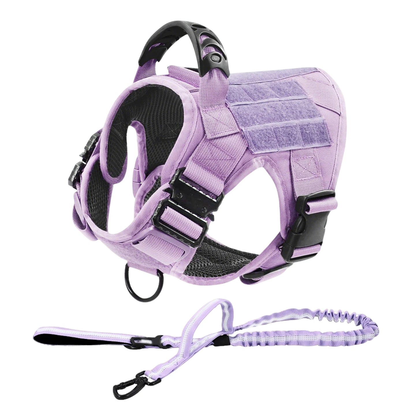 Military Camouflage Dog Harness Nylon Adjustable Vest For Training