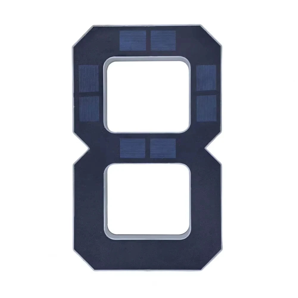 Solar LED House Number Lights Outdoor Address Sign Auto Glow