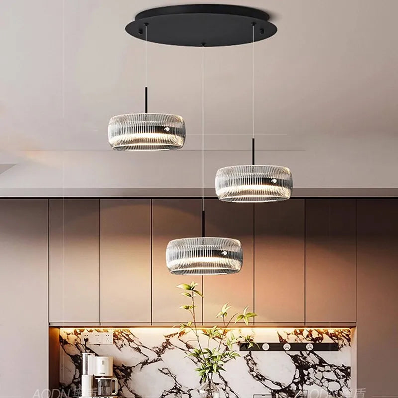 Gbbmade Modern LED Ring Pendant Light Chandelier for Living Room