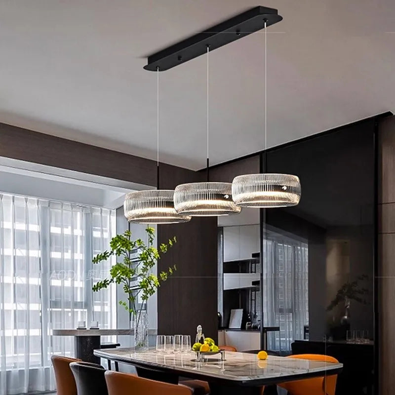 Gbbmade Modern LED Ring Pendant Light Chandelier for Living Room