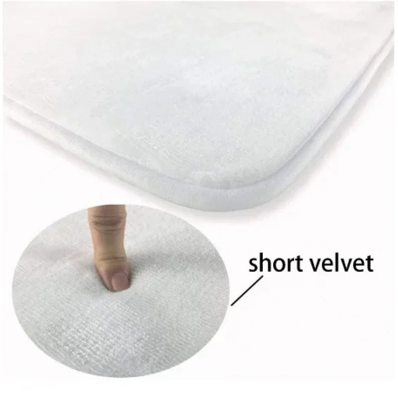 Custom Print Non-Slip Floor Mat, Oil-Proof Kitchen Runner Rug, Waterproof Bath Mat for Home Kitchen Bathroom