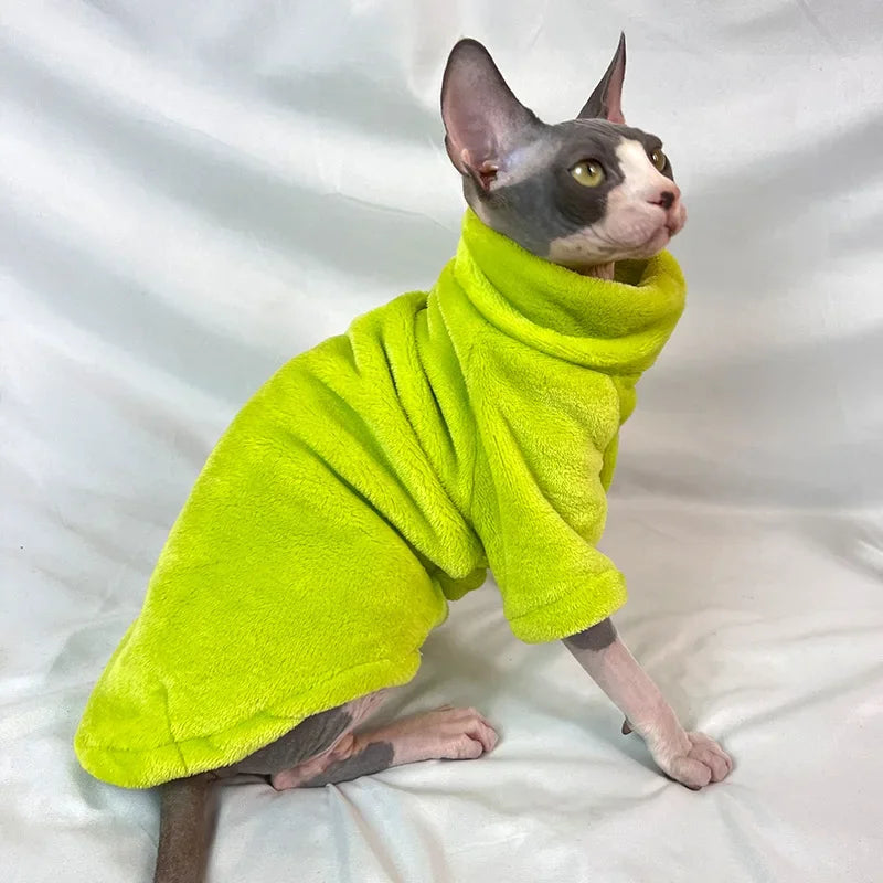 Wang Shan Meow Cat Hoodie Pullover For Sphynx Cats