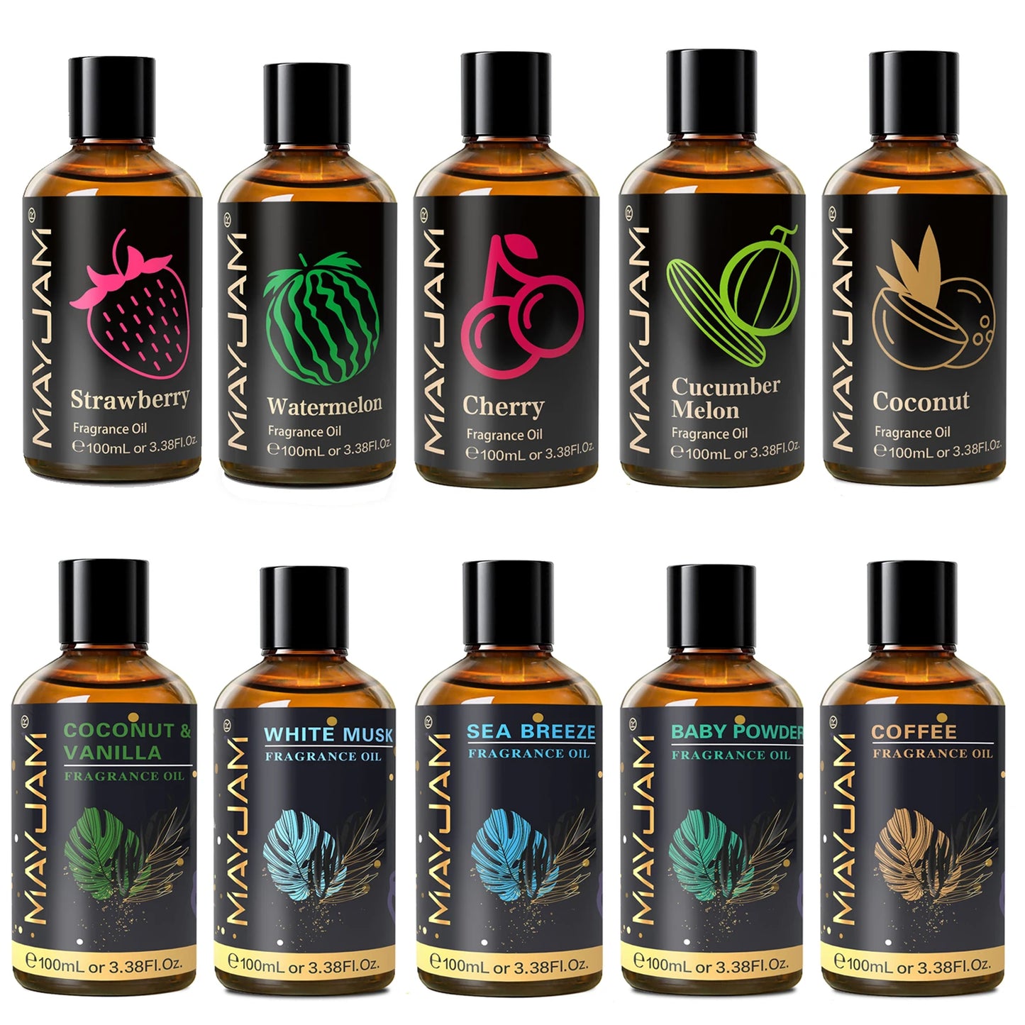 MAYJAM Fragrance Oil Coconut Vanilla White Musk For Diffusers