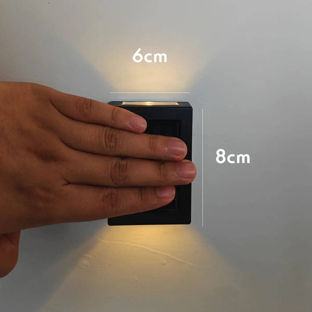 AlliLit Wall Solar Light Waterproof Garden LED Outdoor Lamp