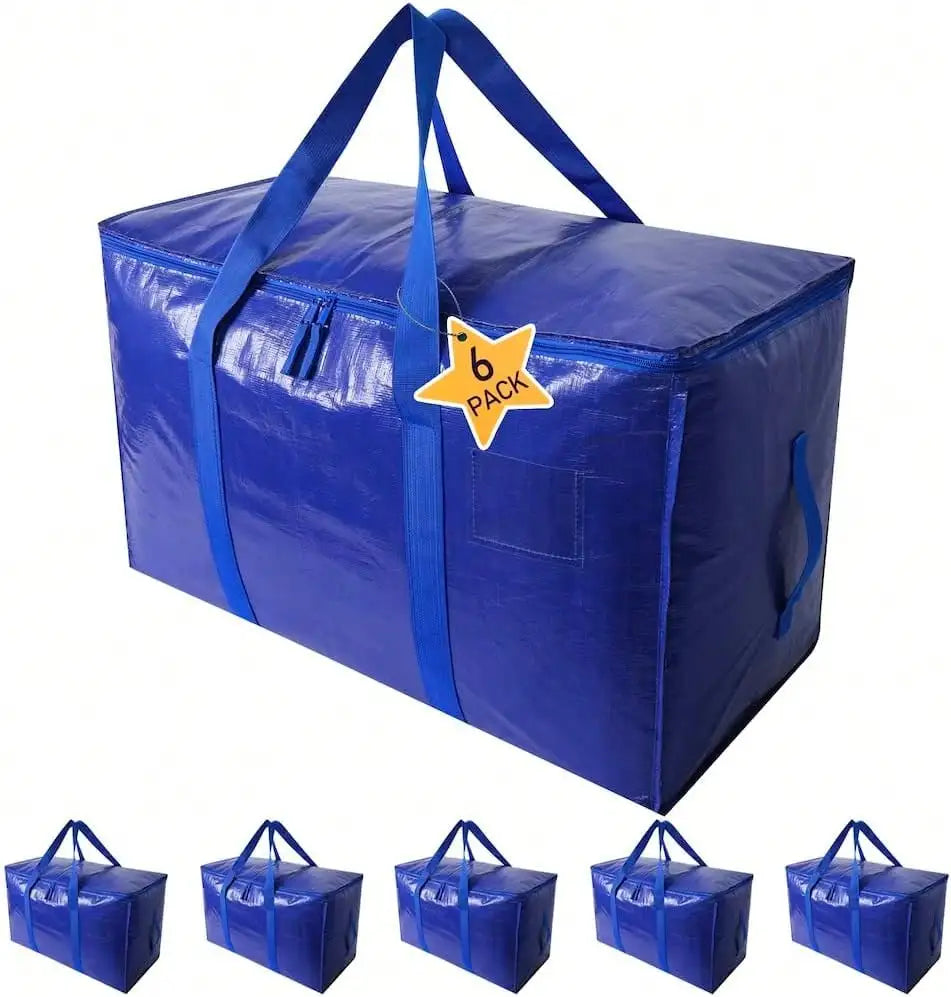 Heavy Duty Moving And Storage Bags With Backpack Straps Zippers And Handles