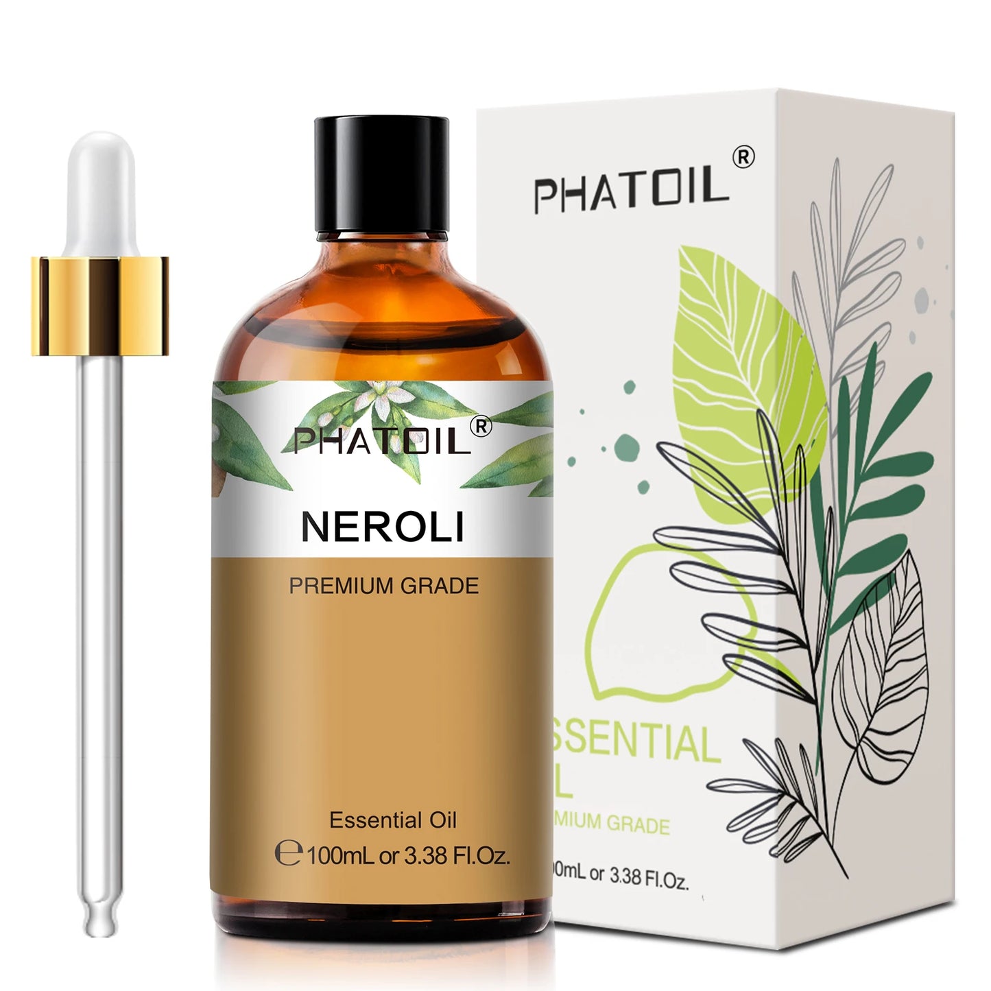 PHATOIL Lavender Jasmine Vanilla Sandalwood Sweet Orange Lemon Essential Oils