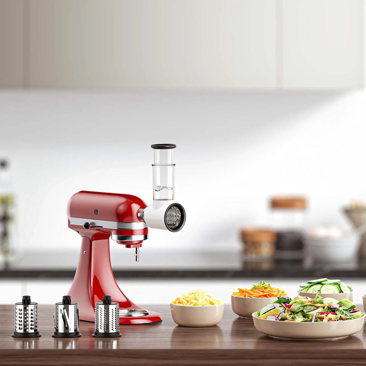 KitchenAid Meat Grinder Slicer Shredder Attachment With Sausage Stuffer
