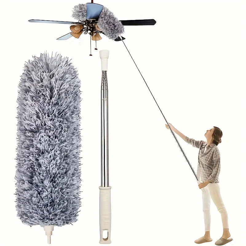 Bendable Head Retractable Duster For Ceilings Furniture And Cars
