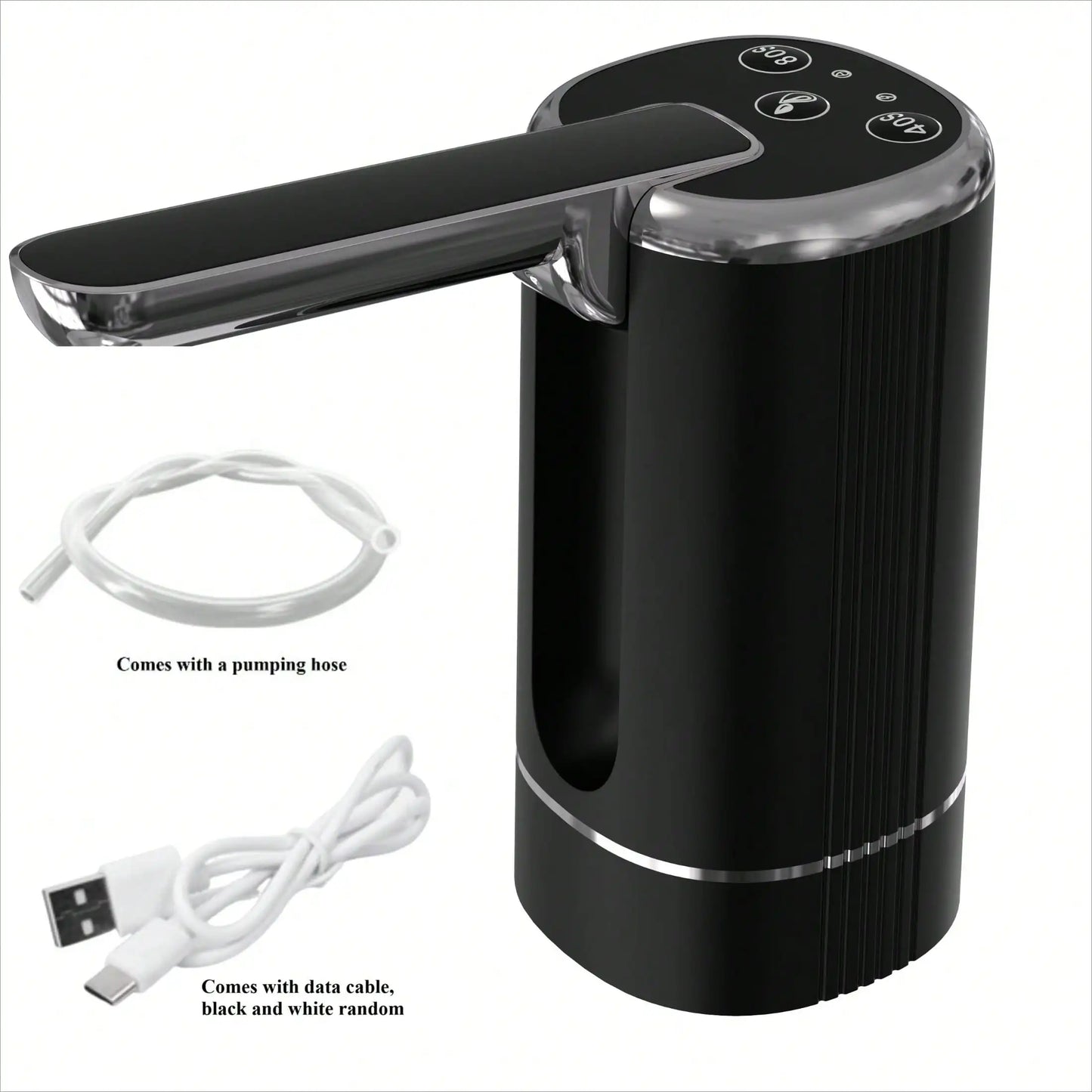 Electric Water Bottle Dispenser USB Rechargeable Pump For 3 To 5 Gallon Bottles