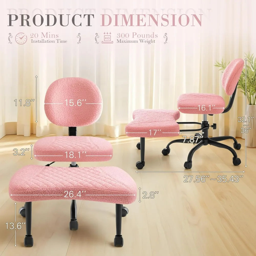 Furmax Ergonomic Kneeling Desk Chair With Wheels 360 Swivel