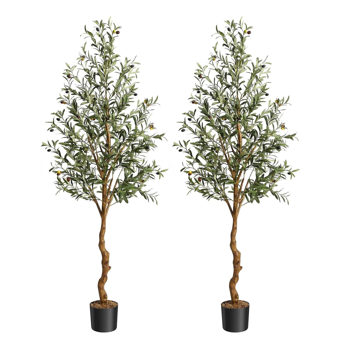 HiMISS Olive Tree Artificial Plant In Pot For Home Decor