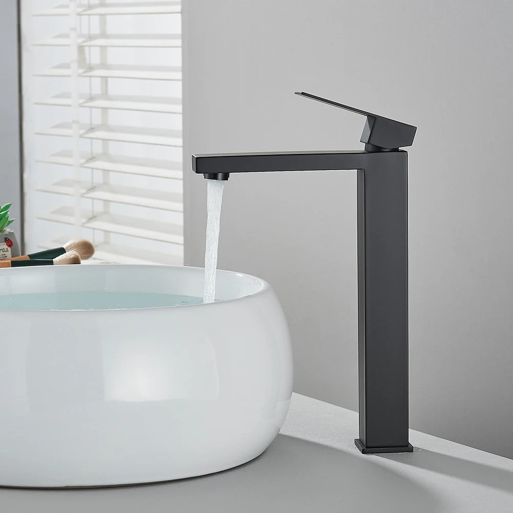 Onyzpily Stainless Steel Deck Mounted Bathroom Basin Faucet