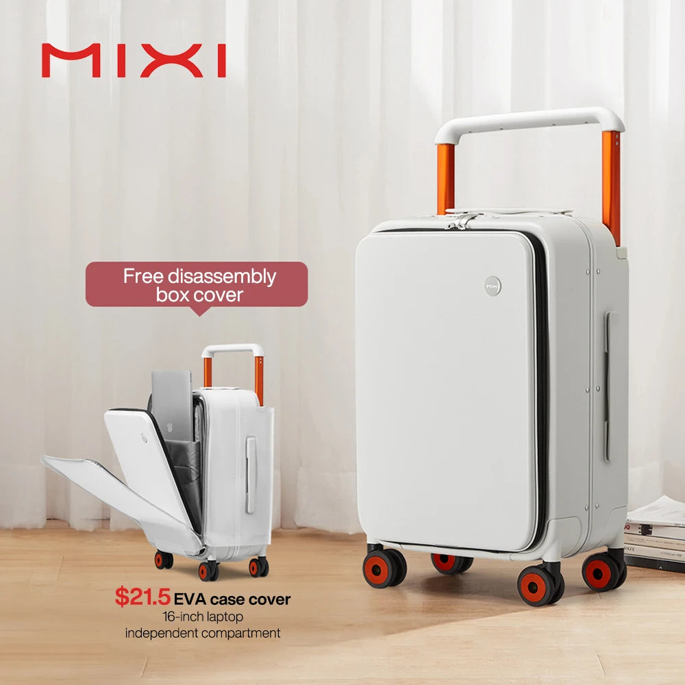 Mixi Unisex Hardside Luggage Cabin Case Spinner Wheels