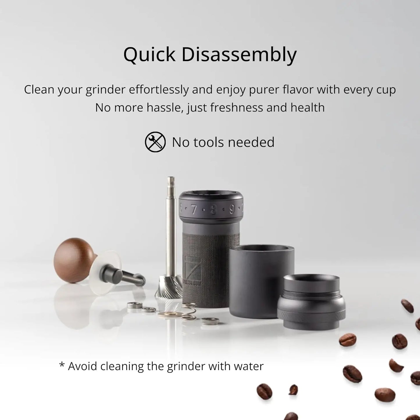 K Ultra Manual Coffee Grinder With Case Conical Burr