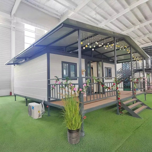 Expandable Luxury Prefabricated Shipping Container House With Installation Support