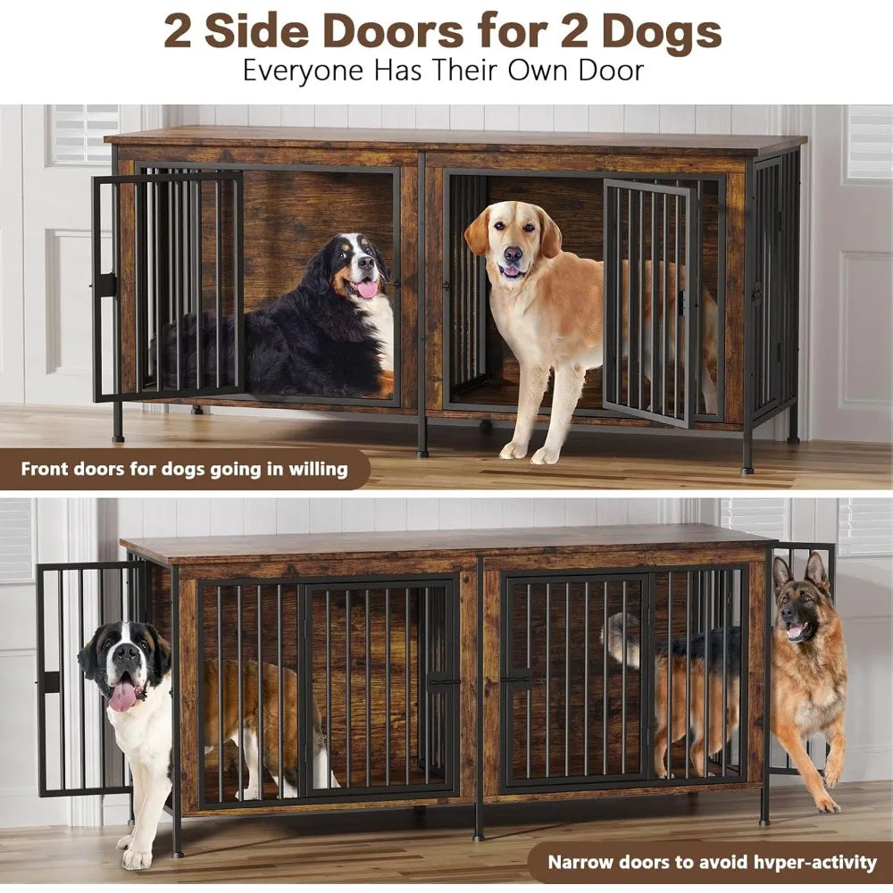 Dog Crate Furniture Heavy Duty Kennel For Small Large Dogs