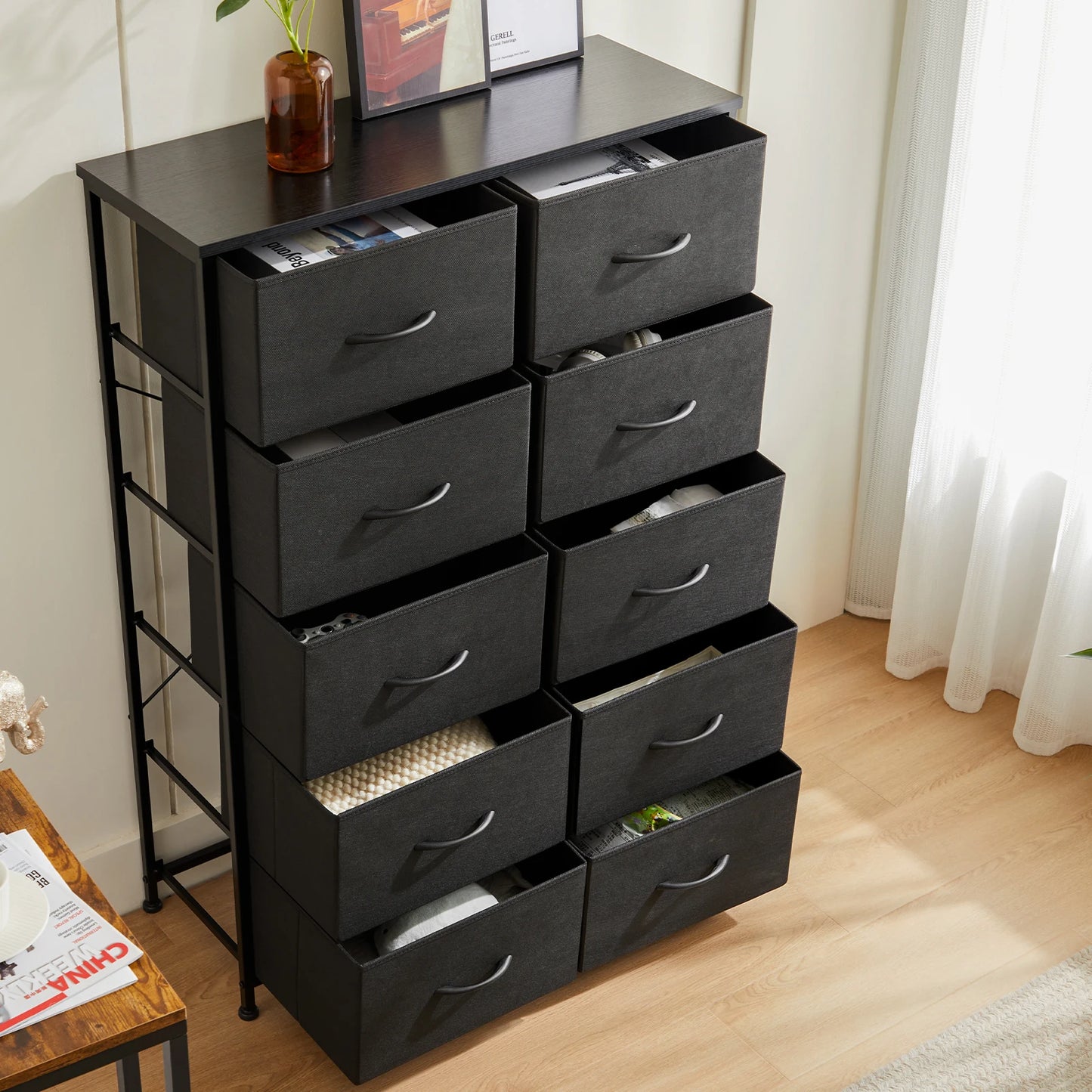 MCQ Living Room 10 Drawer Cabinet Storage Dresser Furniture