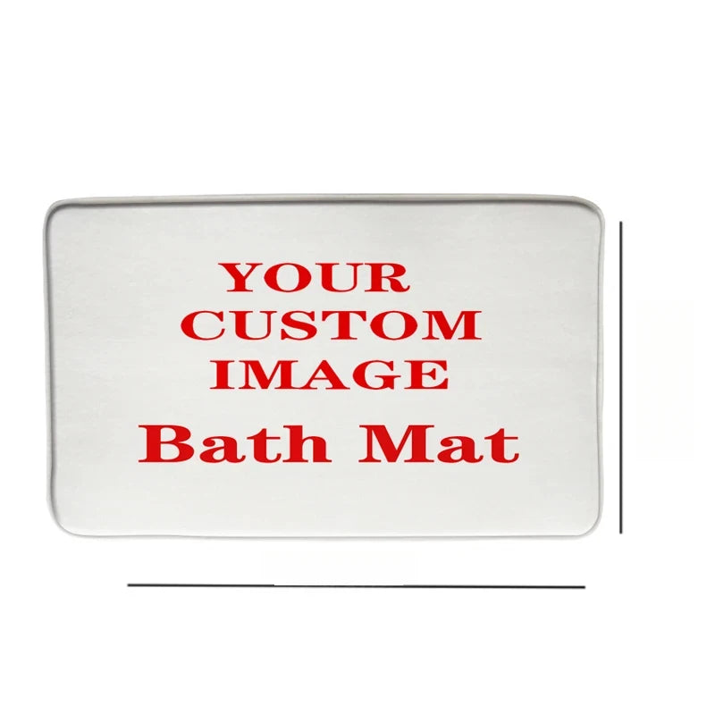 Custom Print Non-Slip Floor Mat, Oil-Proof Kitchen Runner Rug, Waterproof Bath Mat for Home Kitchen Bathroom
