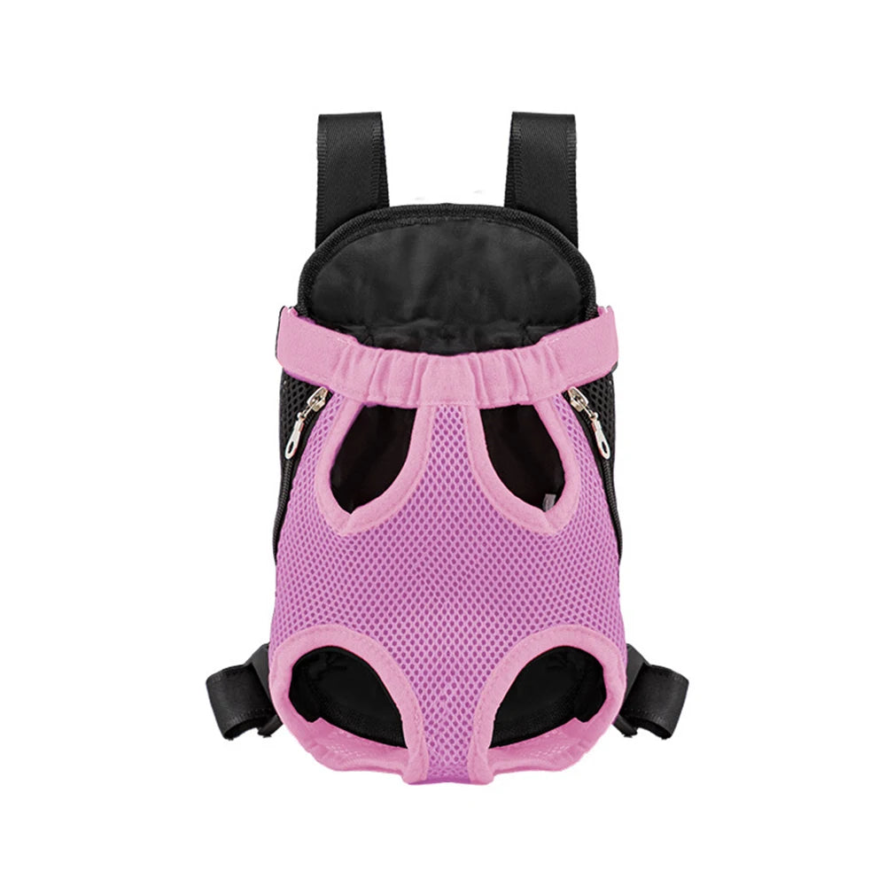 Adjustable Cat And Dog Carrier Backpack Double Shoulder Travel Bag