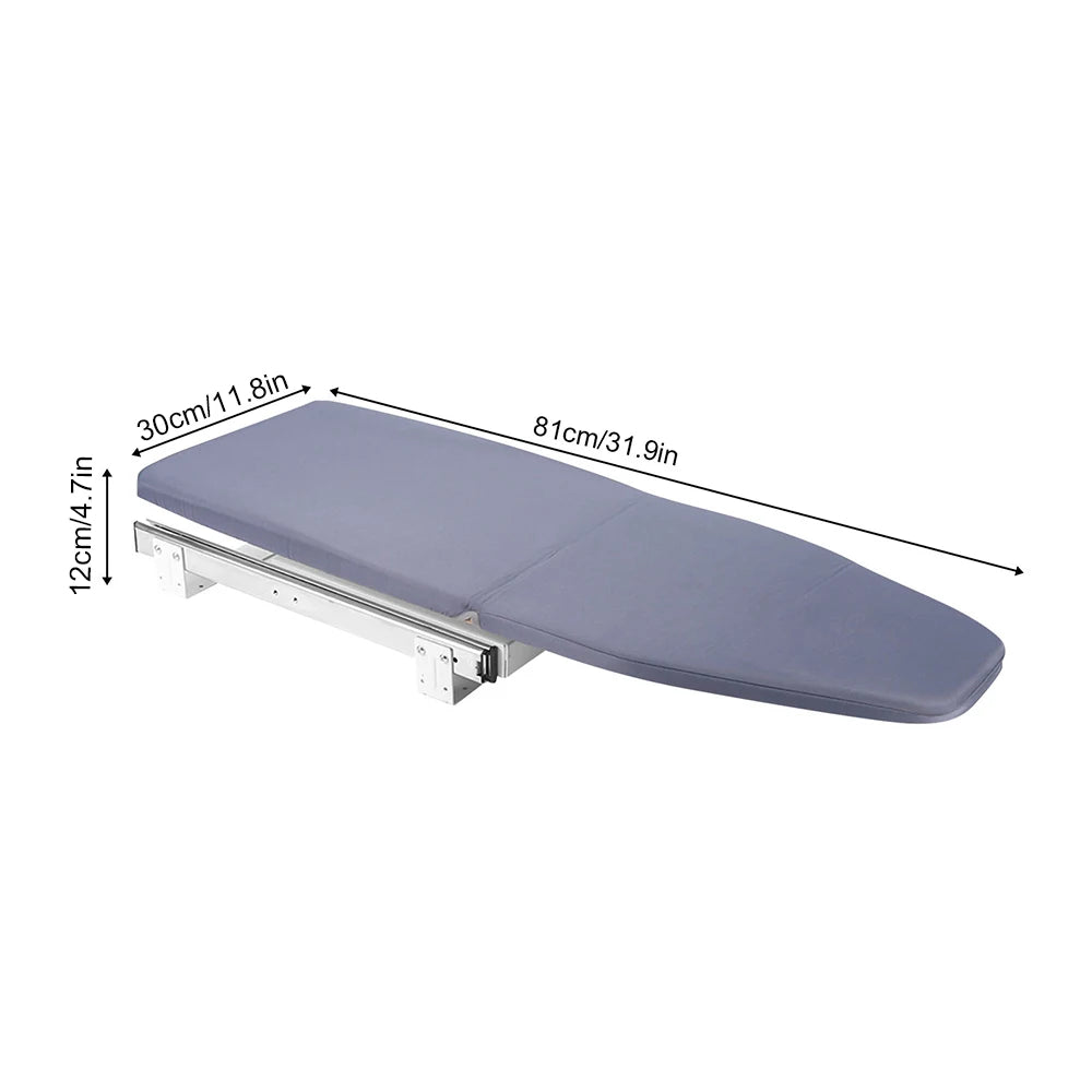 Retractable Ironing Board For Closet Stow Away Cabinet
