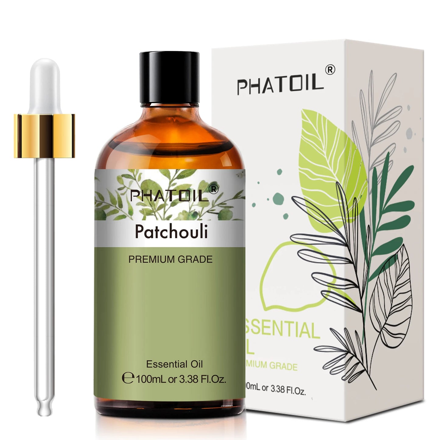 PHATOIL Lavender Jasmine Vanilla Sandalwood Sweet Orange Lemon Essential Oils