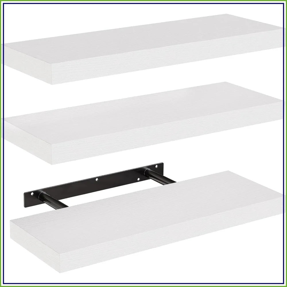 Floating Shelves Set Of 3 With Invisible Brackets Home Decor