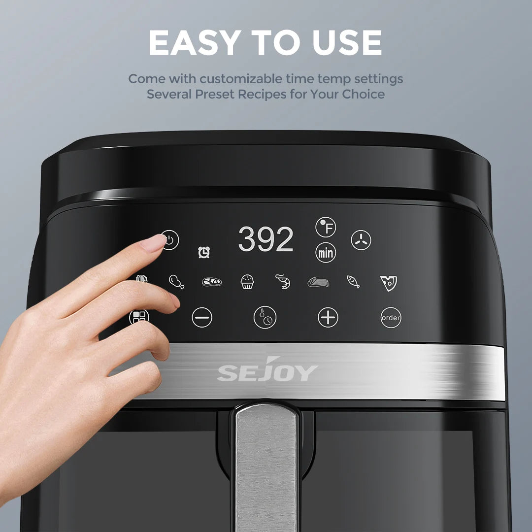 Sejoy 8 in 1 Air Fryer Oven Oilless Cooker Roasting