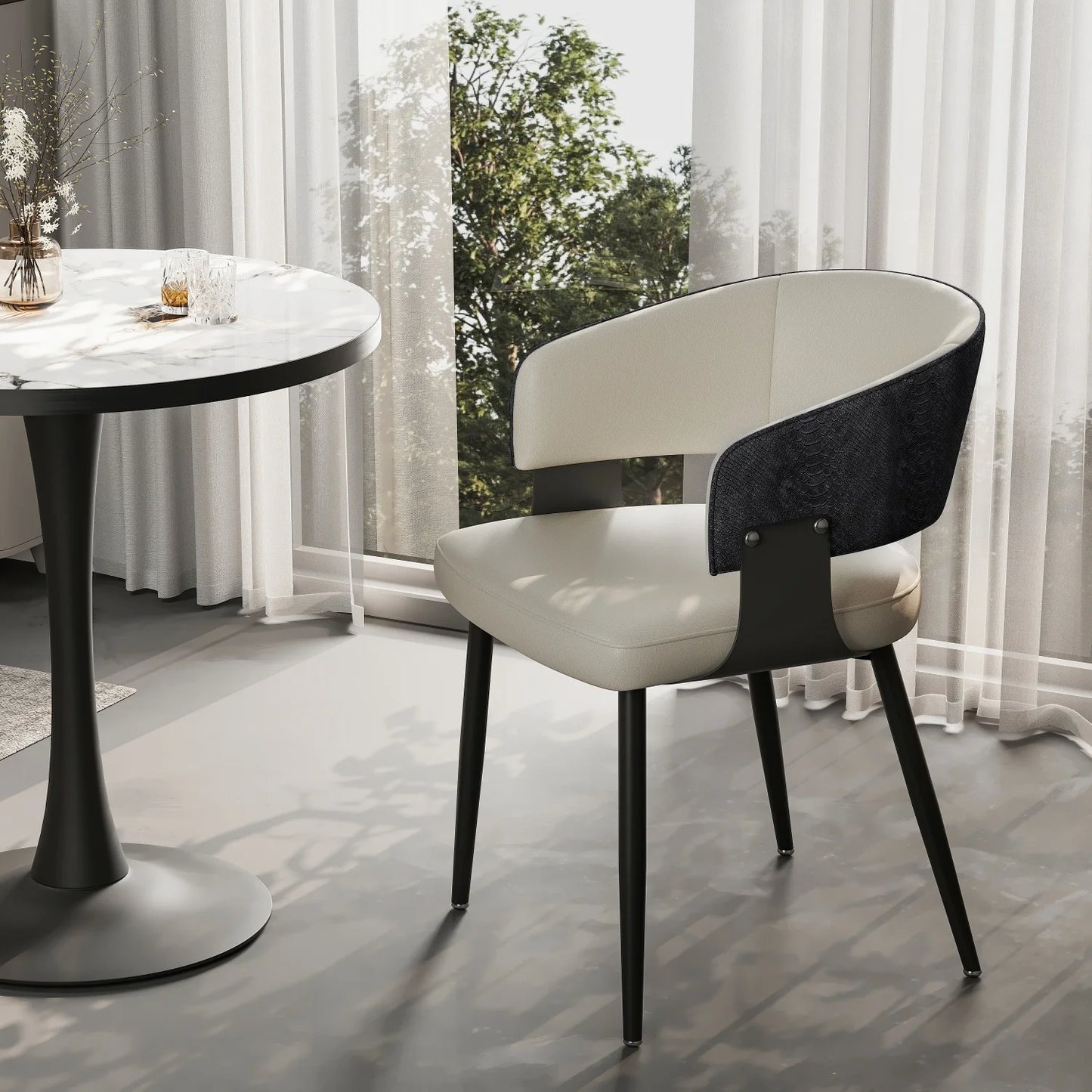 Modern Upholstered Dining Chairs For Kitchen And Dining Room