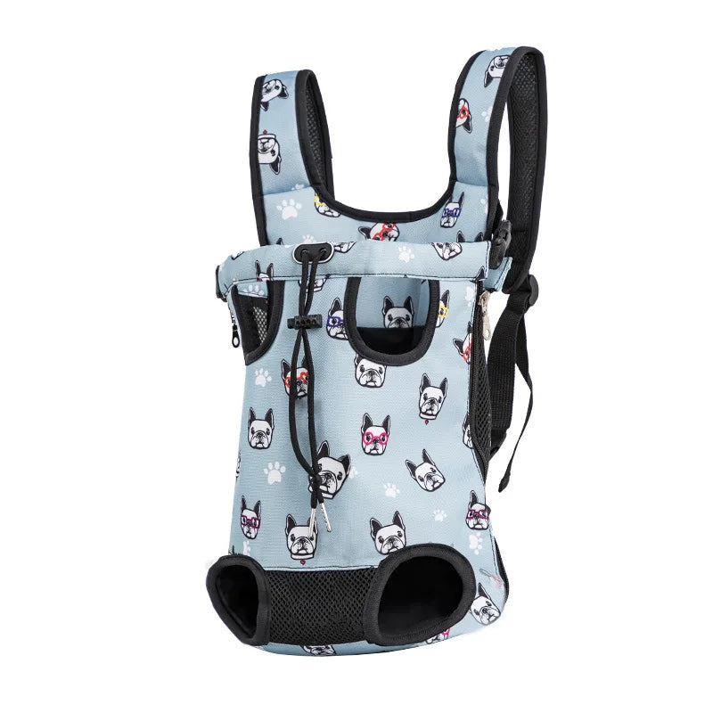 Adjustable Cat And Dog Carrier Backpack Double Shoulder Travel Bag