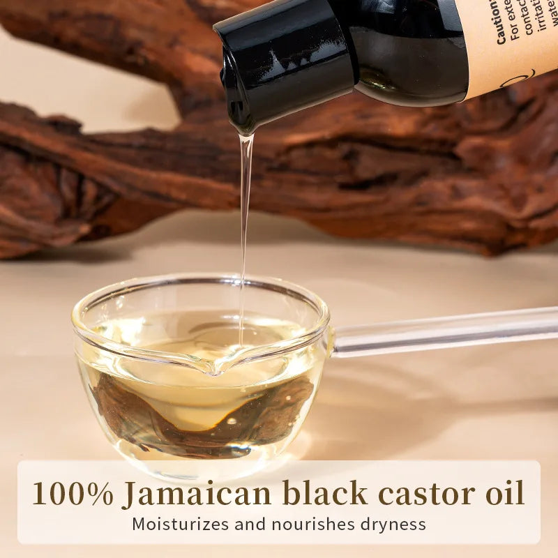 Castor Oil Pure Cold Pressed For Skin Hair Eyebrows Lashes