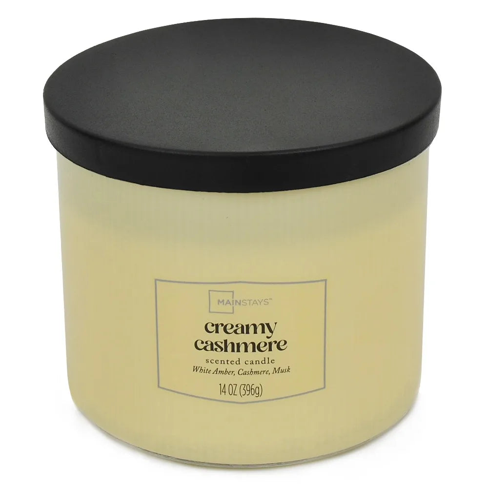Textured Wrapped Candle Cashmere Scent Soy Wax Candle