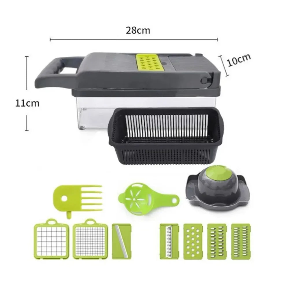 AEDG Multifunctional Vegetable Chopper Slicer Dicer Grater With Handle