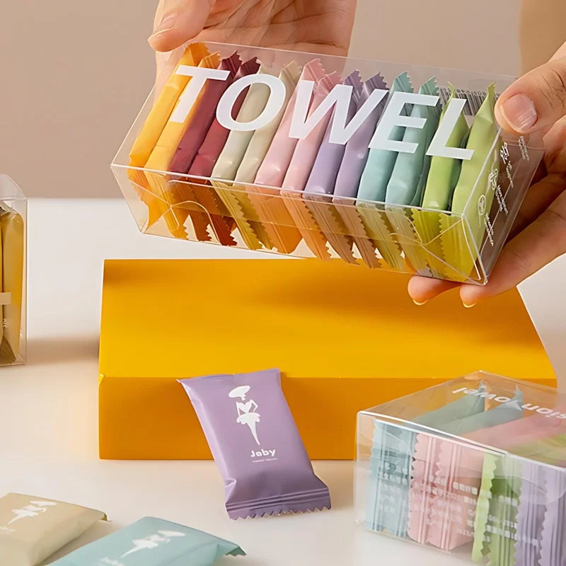 Premium Disposable Facial Towels Made From Pure Cotton For Travel