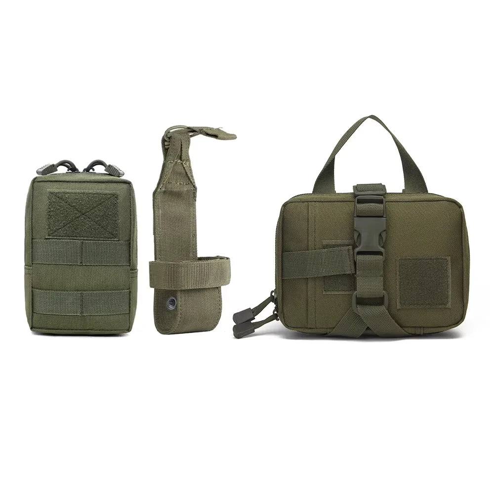 Dog Tactical Bags Set Molle Pouches For Harness Attachment Training