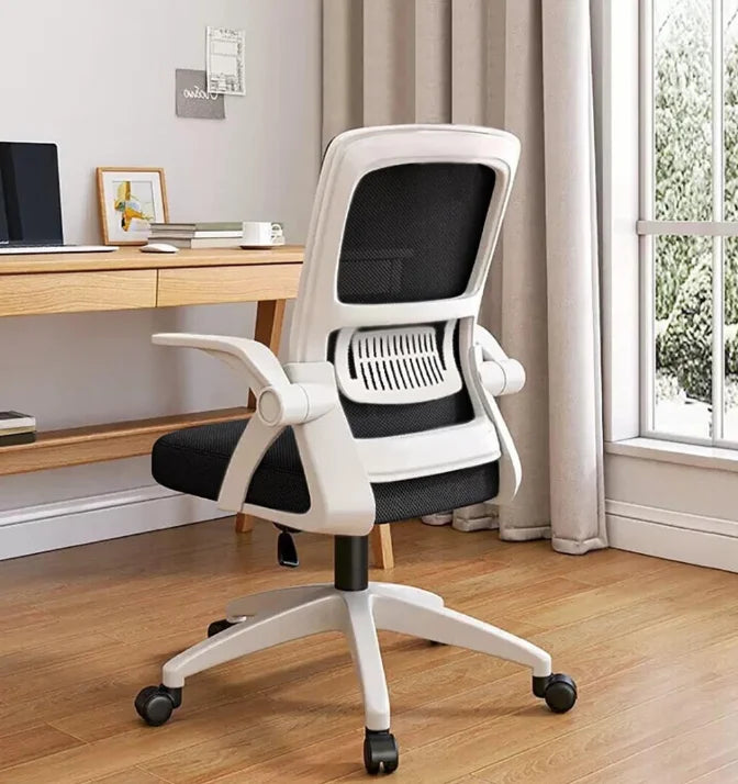 Office Chair Ergonomic Mesh Swivel Chair With Flip Up Arms