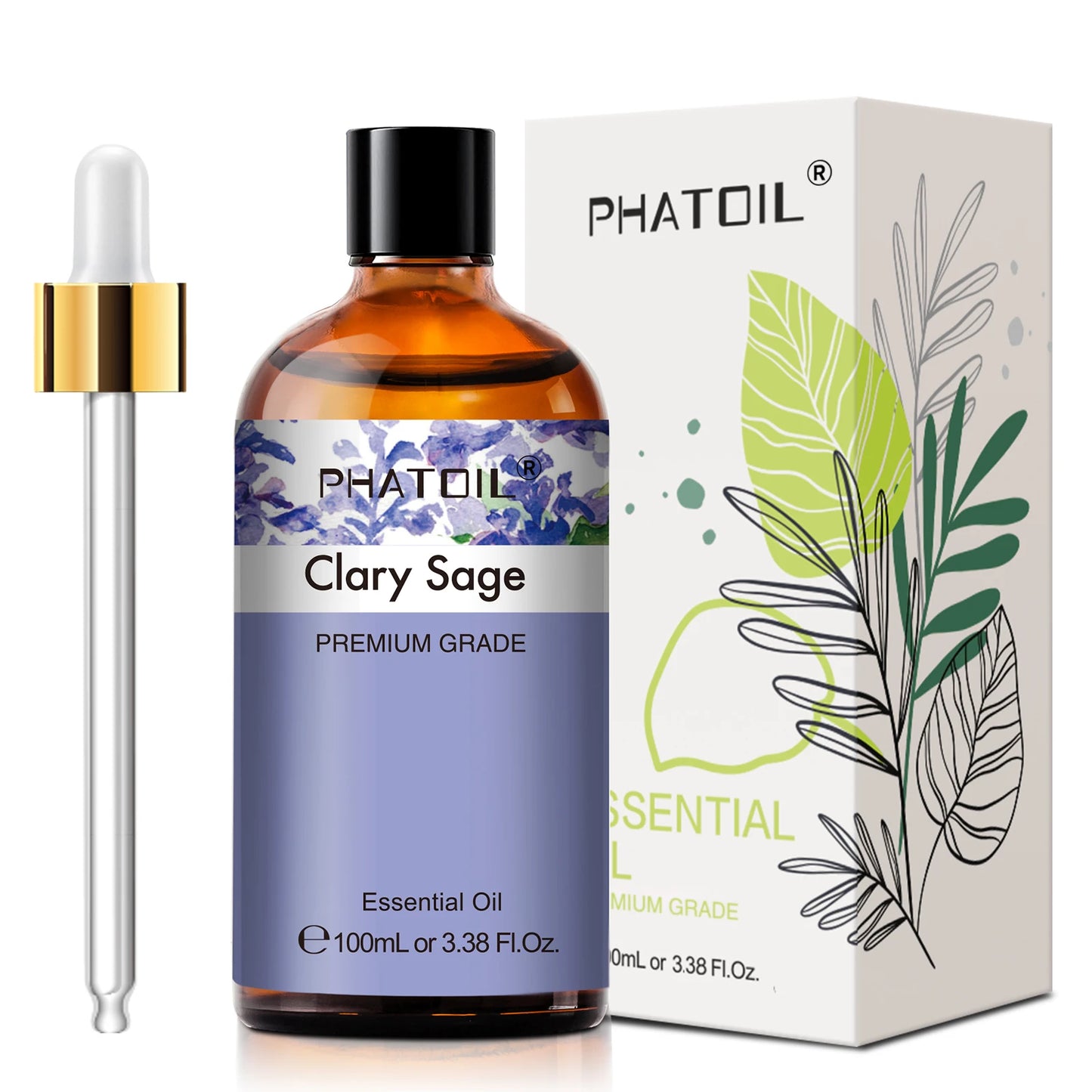 PHATOIL Lavender Jasmine Vanilla Sandalwood Sweet Orange Lemon Essential Oils