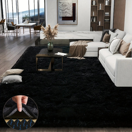 Plush Geometric Area Rug For Bedroom And Living Room