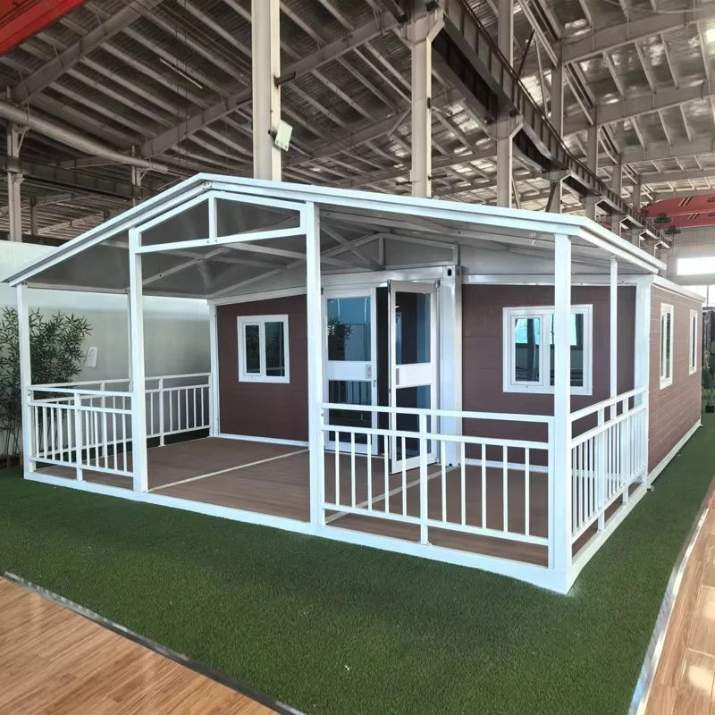 Expandable Luxury Prefabricated Shipping Container House With Installation Support