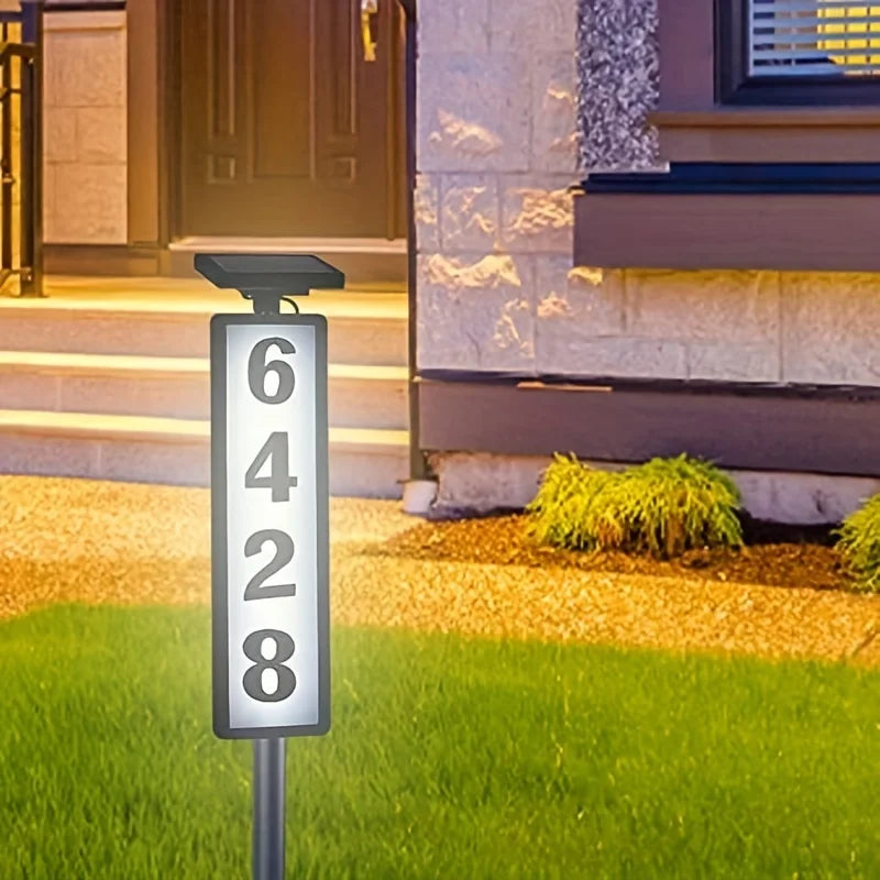 Solar Powered Ground Insert Yard Light With Automatic Night Sensor