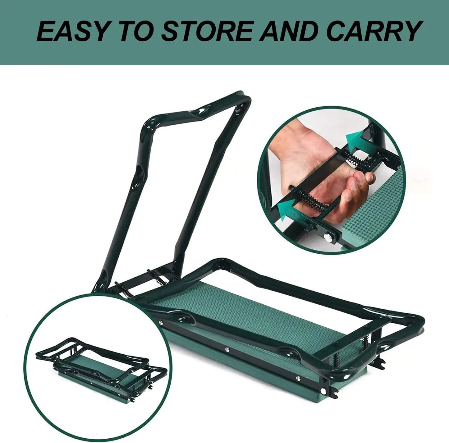 Garden Kneeler and Seat Upgraded Folding Bench For Outdoor Use
