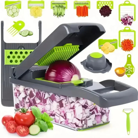 AEDG Multifunctional Vegetable Chopper Slicer Dicer Grater With Handle