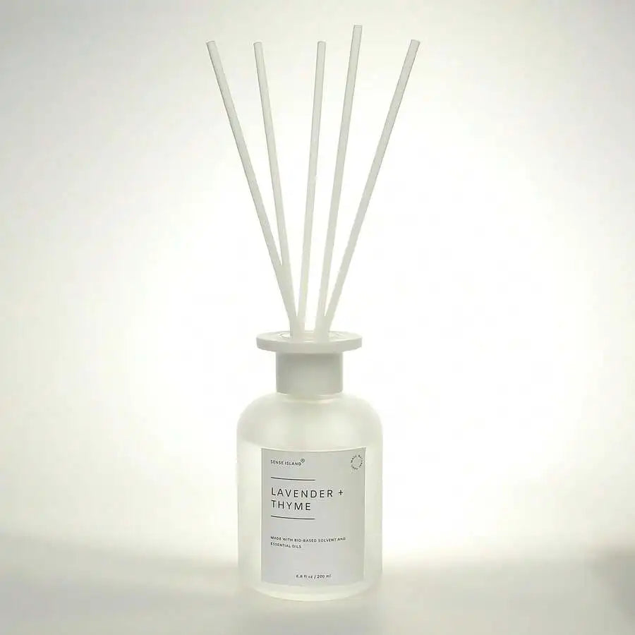 XMSJ Lavender Thyme Reed Diffuser Set With 5 Sticks