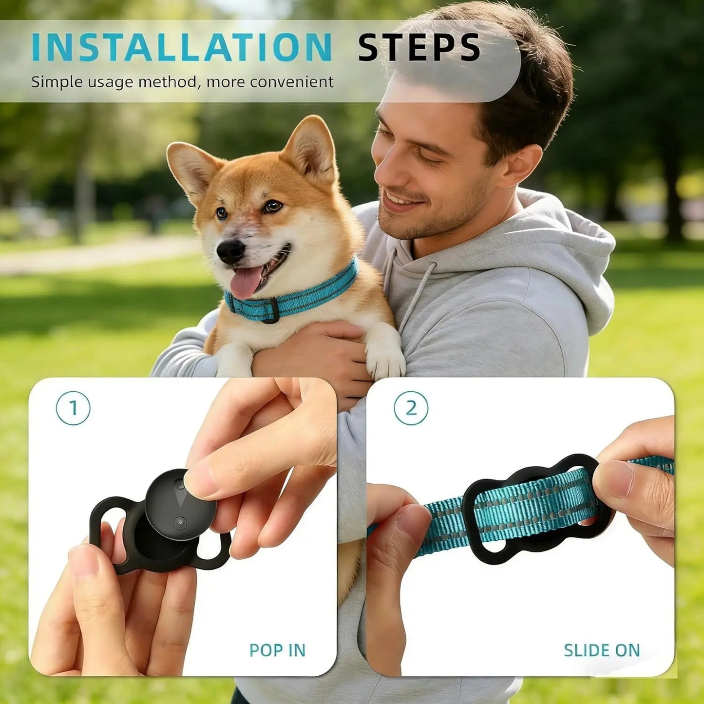 GPS for Dogs RealTime Location Smart Collar No Monthly Fee
