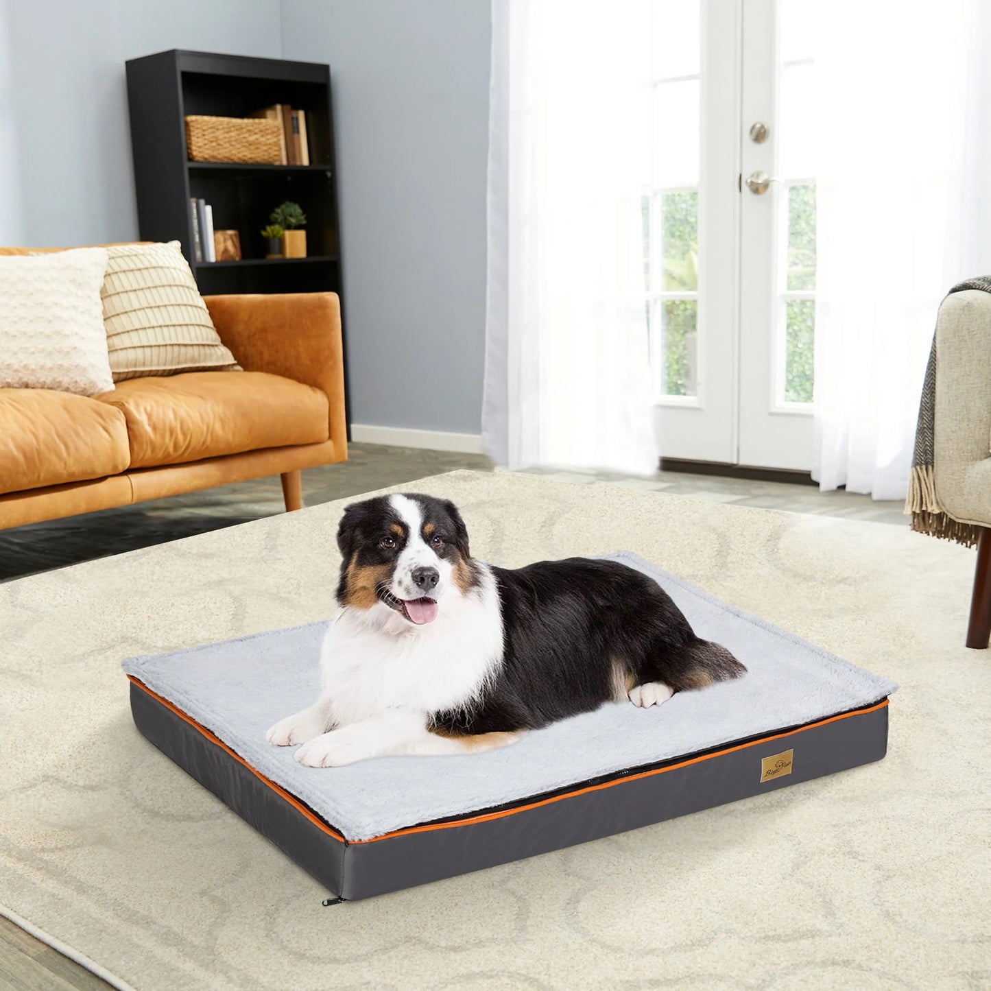 BINGOPAW Orthopedic Dog Bed Padded Foam Cushion Washable Cover