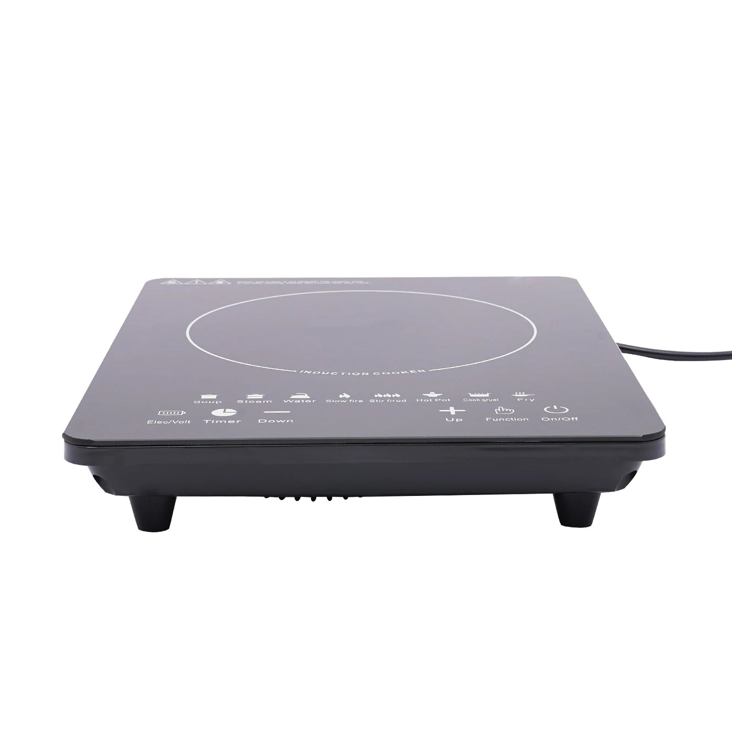 Portable 750W Induction Cooktop With 8 Presets And LCD Display